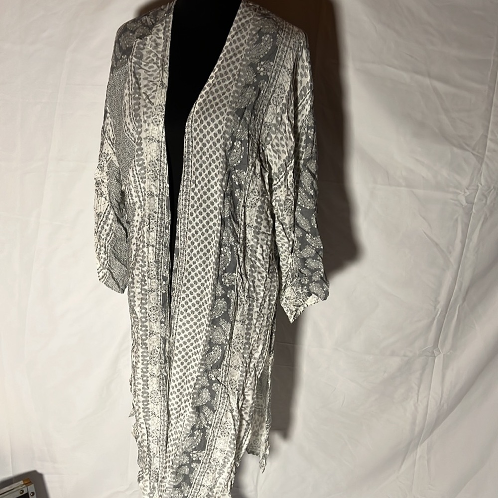 Millibon Melrose in the OC Boho Print Long Kimono, Lightweight size M + NWT - Picture 2 of 16